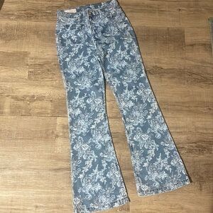 Gap × LoveShackFancy High Rise Floral ‘70s Flare Jeans